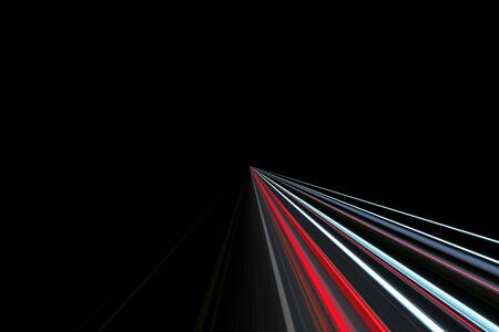 lights of cars with night. abstractの写真素材