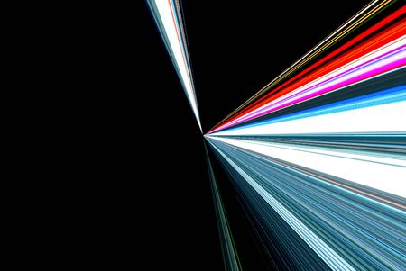 lights of cars with night. abstractの写真素材