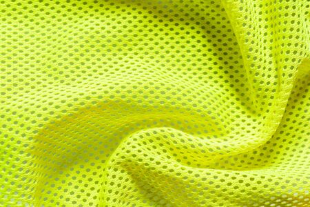 Texture of fabric yellow materialの写真素材