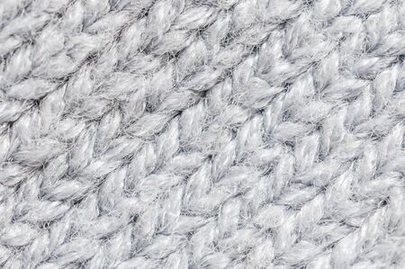 Knitted texture of white color.の写真素材