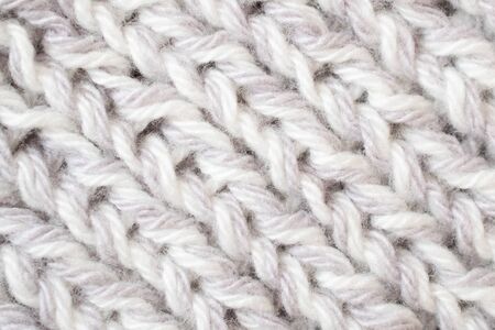 Knitted texture of white color.の写真素材
