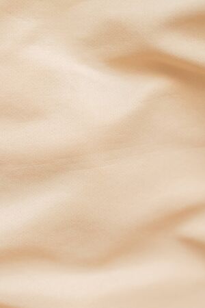 creased creamy material texture or backgroundの写真素材