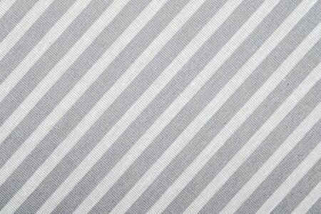 cotton materials white and gray stripesの写真素材