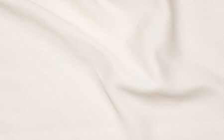 creased creamy material texture or background.の写真素材