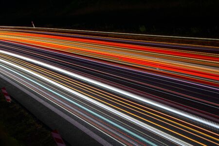 lights of cars with night.の写真素材