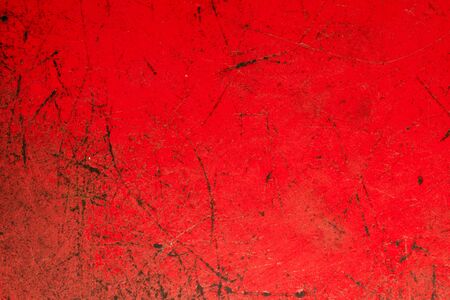 old metal painted with red paint.の写真素材