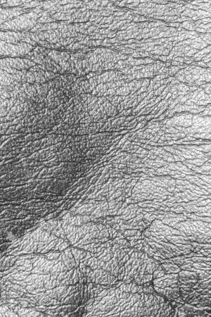 silver artificial leather texture or backgroundの写真素材