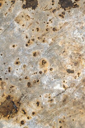 old rusty metal plate texture or background