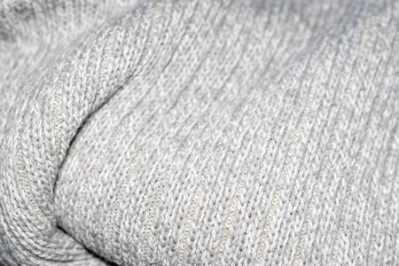 gray wool material texture or backgroundの写真素材