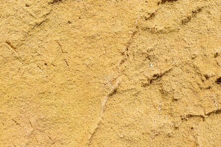 yellow foam with visible details. texture or backgroundの写真素材