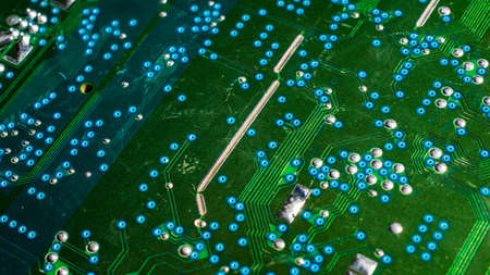 Modern Circuit Board Background Banner