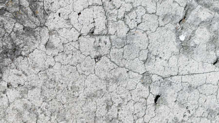 cracked gray concrete. texture or backgroundの写真素材