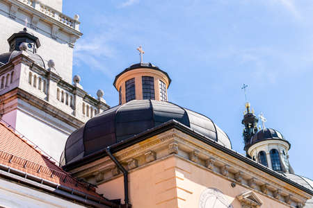 The Jasna Gora monastery in Czestochowa city, Polandの写真素材