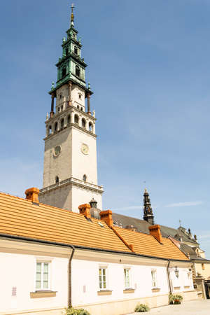 The Jasna Gora monastery in Czestochowa city, Polandの写真素材