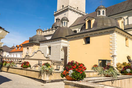 The Jasna Gora monastery in Czestochowa city, Polandの写真素材