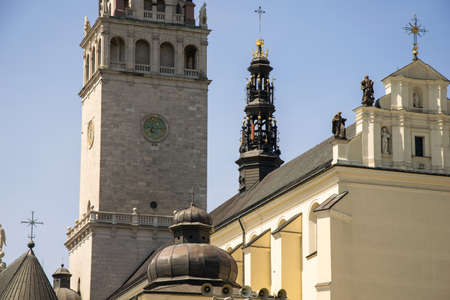 The Jasna Gora monastery in Czestochowa city, Polandの写真素材
