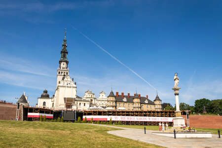 The Jasna Gora monastery in Czestochowa city, Polandの写真素材