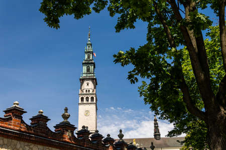 Czestochowa, Poland - 02.08.2020 -The Jasna Gora monastery in Czestochowa city, Polandのeditorial素材