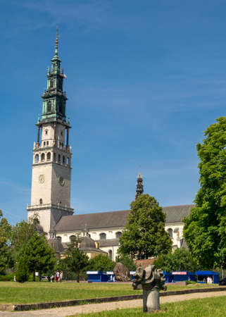 Czestochowa, Poland - 02.08.2020 -The Jasna Gora monastery in Czestochowa city, Polandのeditorial素材