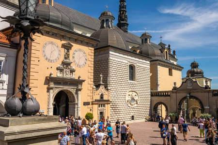Czestochowa, Poland - 02.08.2020 -The Jasna Gora monastery in Czestochowa city, Polandのeditorial素材