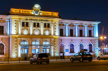 Tarnowskie Gory, Poland - 01/10 2020 - Railway station in Tarnowskie Goryのeditorial素材