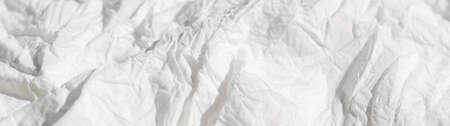 white crumpled paper .textura or background