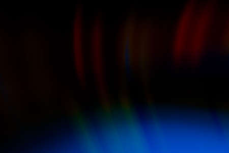 Abstract colorful lines on black backgroundの写真素材