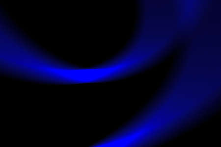 abstract blue lines over black backgroundの写真素材