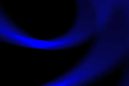 abstract blue lines over black backgroundの写真素材