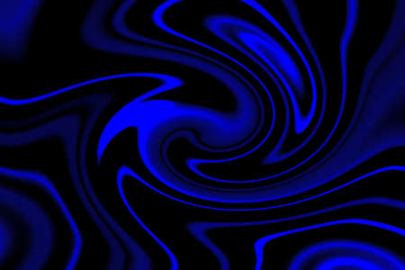 abstract blue lines over black backgroundの写真素材