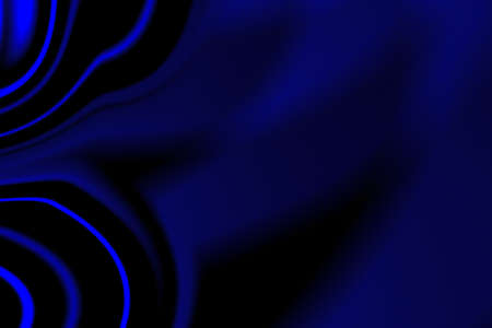 abstract blue lines over black backgroundの写真素材