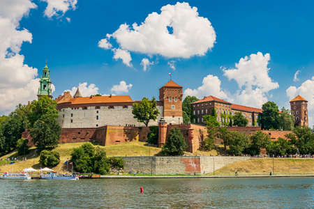 Krakow, Poland - 08/08/2020 - The Wawel Royal Castle in Krakowのeditorial素材