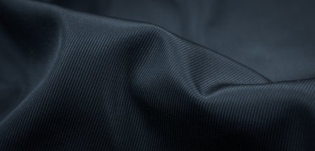 black crinkle cotton fabric with visible details. background