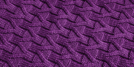 purple cotton fabric with visible details. background