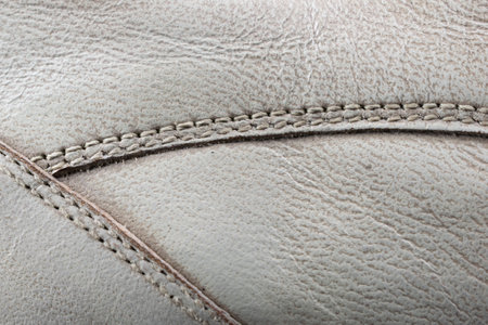 beige natural leather with visible details. background