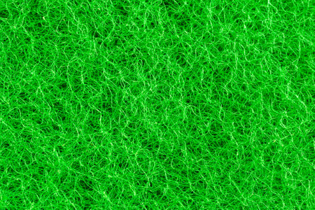 artificial green twisted fibers with visible detailsの写真素材