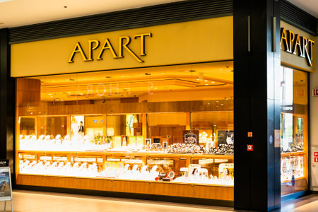 Czeladz, Poland -31.07.2020 - Apart jewelry store in Czeladzのeditorial素材
