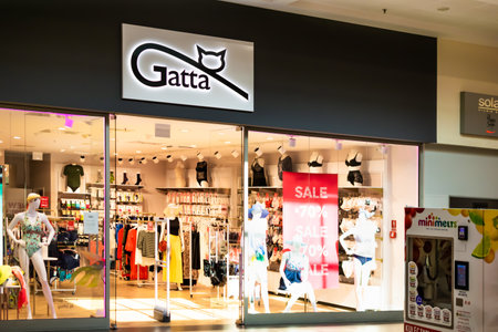 Czeladz, Poland -31.07.2020 - gatta clothing store in czeladzのeditorial素材