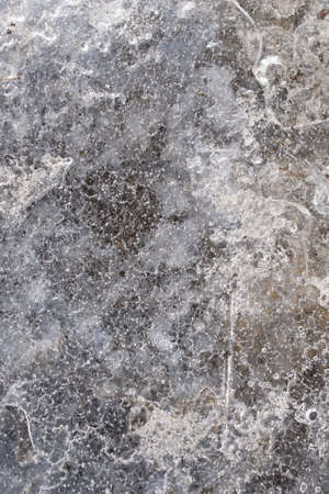 interesting ice patterns on the ground. background