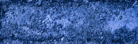 cast steel sheet with rust painted blueの写真素材