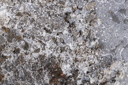 interesting ice patterns on the ground. backgroundの写真素材