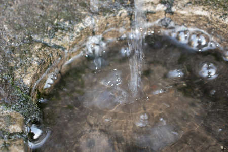 interesting ice patterns on the ground. backgroundの写真素材