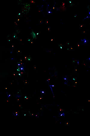 abstract background with lights, abstract Christmas lightsの写真素材