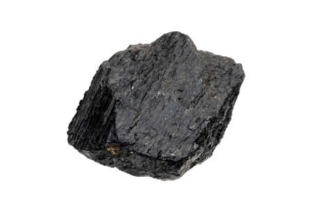hard coal on a white isolated background