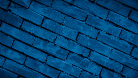 macro photo of blue brick with visible texture. backgroundの写真素材