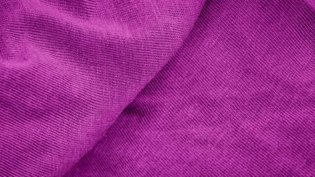 purple cotton fabric with visible details. backgroundの写真素材