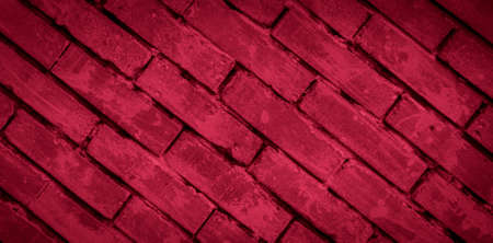 red brick wall with visible details. backgroundの写真素材