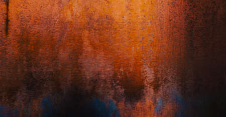copper sheet with colorful. background or textura patternsの写真素材