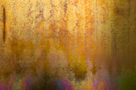 copper sheet with colorful. background or textura patternsの写真素材