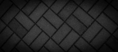 black paving stones with visible details. backgroundの写真素材